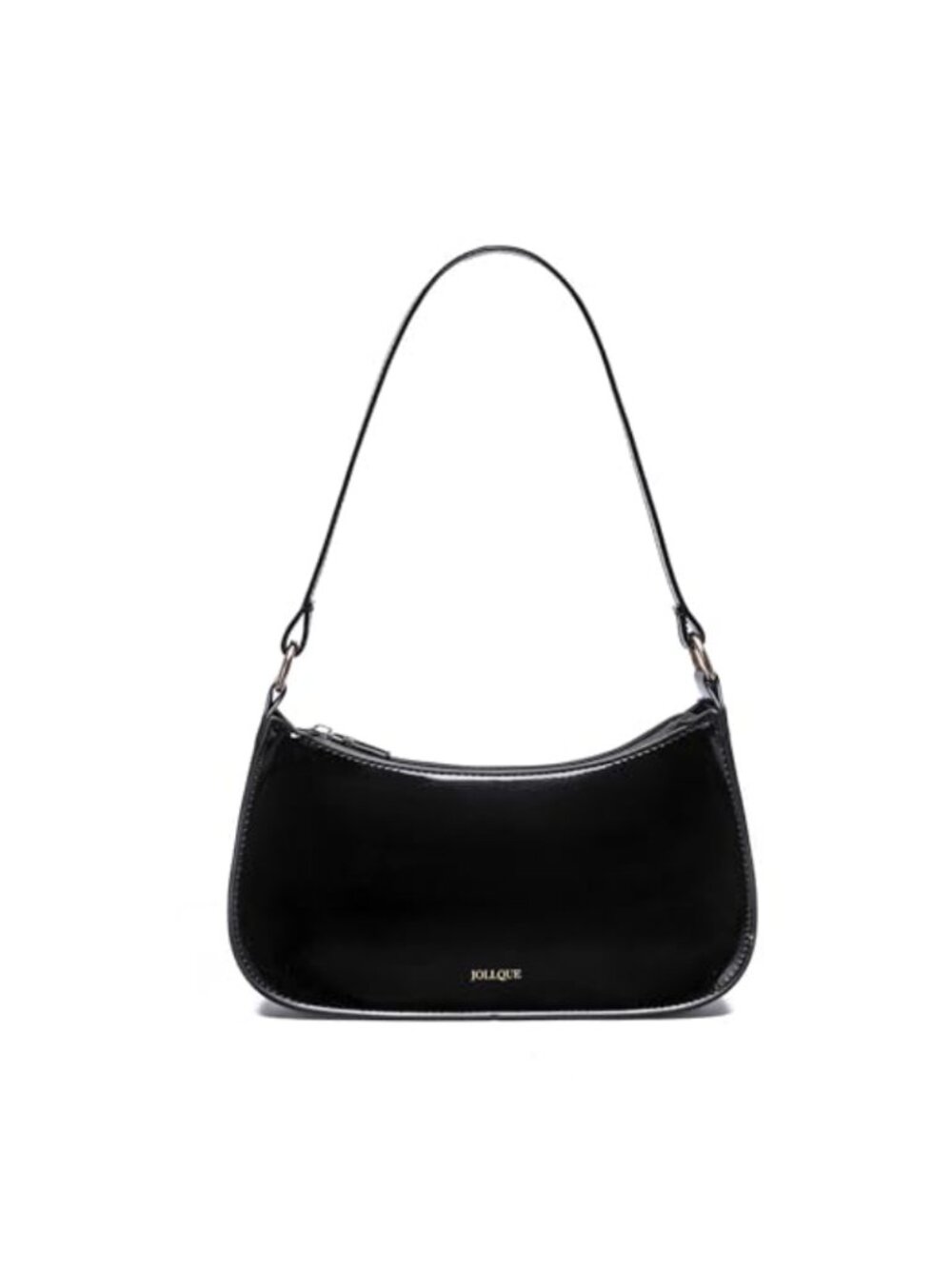 Small Patent Leather Shoulder Bag Crossbody Clutch Baguette Purse